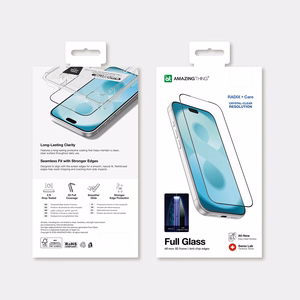 AmazingThing Radix +Care Full Glass karastatud kaitseklaas paigaldusraamiga mudelile iPhone 18 Pro Max