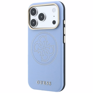 Guess Perforated 4G Gold Logo MagSafe ümbris mudelile iPhone 18 Pro / 17 Pro – värv: helesinine