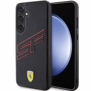 Ferrari Big SF Perforated ümbris jaoks Samsung Galaxy S24+ - must