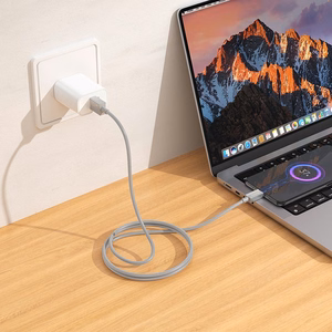 Кабель USB A на Micro USB Hoco 2,4A 1 m X107 серый
