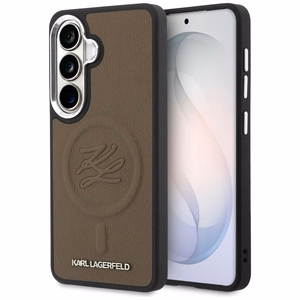 Karl Lagerfeld ümbris Embossed Ring Initials MagSafe Samsung Galaxy S26 pruun
