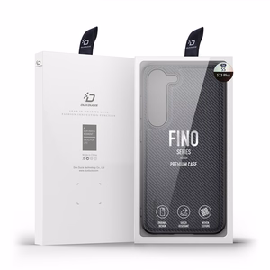Dux Ducis Fino чехол Samsung Galaxy S23+ с силиконовой рамкой чёрный