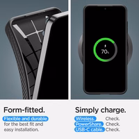 SPIGEN ümbris LIQUID AIR jaoks SAMSUNG S24 matte must