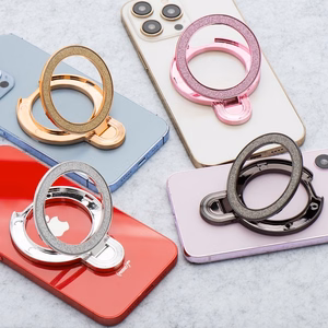 Phone stand CIRCLE GLITTER - stick-on - must