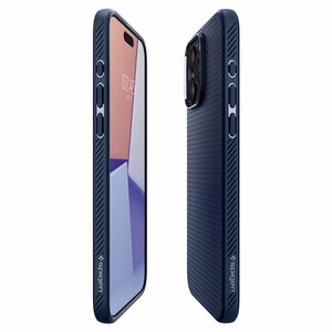 SPIGEN ümbris LIQUID AIR jaoks IPHONE 15 Pro Max tumesinine