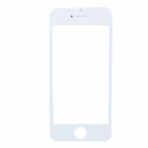 LCD screen glass Apple iPhone 5G with frame and OCA white ORG