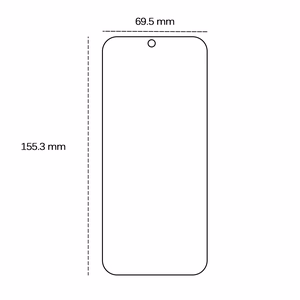 Karastatud klaas 2,5D jaoks Honor 90 Lite 5G