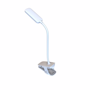 Wozinsky VT-02 Mini LED lugemislamp klambri ja 80 cm USB-C-kaabliga, valge