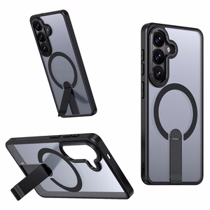 Чехол Hybrid Armor X для Samsung Galaxy A36 / A37 с подставкой, совместим с MagSafe — чёрный