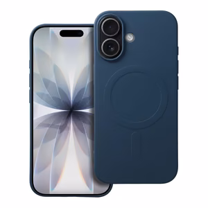 SILICONE MAG COVER (big hole) Ümbris compatible with MagSafe jaoks IPHONE 17 sinine