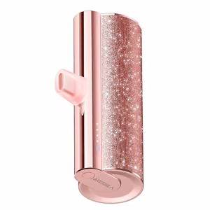 Powerbank Veger PlugOn (W0573) 5000 mAh with a built-in connector USB C roosa