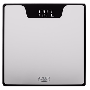 Adler AD 8174S – elektrooniline vannitoakaal, 180 kg, 100 g, hõbedane