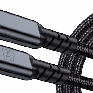 3mk Hyper Cable N-SERIES USB-C / USB-C Thunderbolt 4 2m 48V / 5A 40Gb/s 240W 8K60Hz - black