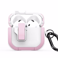 DUX DUCIS PECP - TPU+PC protective case jaoks AirPods 4 valge roosa