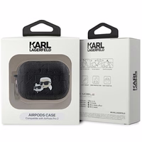 Karl Lagerfeld Monogram Karl & Choupette Head Ümbris jaoks AirPods Pro 2 - must