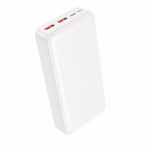 Borofone Power Bank 20000mAh BJ80A Clever - 2xUSB + Type C - QC 3.0 22,5W + PD 20W white