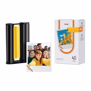 Liene Amber 3x3" isekleepuv fotopaber, 40 lehte + 1 täitekomplekt