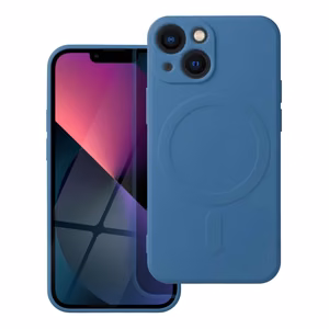 SILICONE MAG ÜMBRIS compatible with MagSafe jaoks IPHONE 13 Mini sinine
