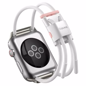 Baseus Adjustable Sports Strap Let's Go for Apple Watch 3/4/5/6/SE 38/40mm (LBAPWA4-A24) White-Pink