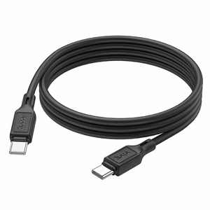 Кабель USB C - USB C Hoco 3A 60W 1 m X90 чёрный