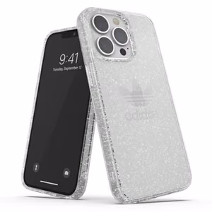 Adidas OR Protective Clear Ümbris Glitter jaoks iPhone 13 Pro / iPhone 13 - läbipaistev hõbedane