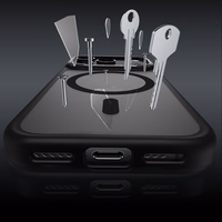 Benks Magnetic Mist Ümbris Metal Frame (0068) jaoks Iphone 17 Air must (Camera Control Button)