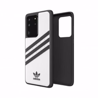 Adidas OR Moudled Ümbris PU jaoks Samsung Galaxy S20 Ultra - valge and must
