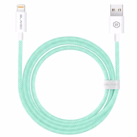 Blavec Kaabel Candy braided - USB to Lightning - 2,4A 3 metres Apple CarPlay (CCA-UL24GN30) roheline