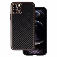 TEL PROTECT Leather Carbon Ümbris jaoks Iphone 11 Pro Must