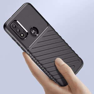Thunder Case paindlik soomustatud kaitsekate Motorola Moto G Play 2022 must