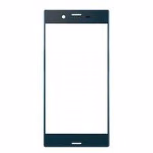 Välisekraani klaas, ühilduv Sony Xperia XZ F8332-ga, must HQ
