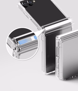 Ringke Fusion Flap ümbris mudelile Samsung Galaxy Z Flip 8 – läbipaistev