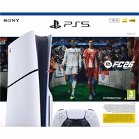 Sony PlayStation 5 Slim + EA Sports FC 26 Bundle 1 TB Wi-Fi must, valge