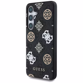Guess 4G Printed Colored Peony Pattern MagSafe ümbris jaoks Samsung Galaxy S25 must