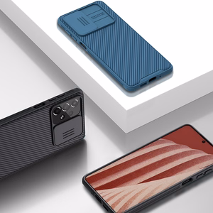 Nillkin CamShield Pro Case soomustatud ümbris Kaamera kaitsekate Samsung Galaxy A73 mustale mudelile