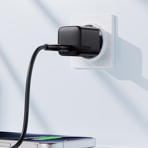 Acefast A117 зарядное устройство 20W GaN USB-C — чёрный
