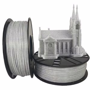 Flashforge 3DP-PLA1.75-02-MAR – marmorefektiga PLA 3D-printeri filament, 1.75 mm, 1 kg pool, marmor