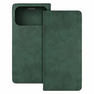 Roheline TFO Smart Suede klapiga rahakottümbris – Apple iPhone 17 Pro ja iPhone 18 Pro mudelitele