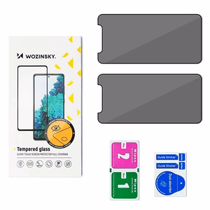 Wozinsky Privacy Glass karastatud klaas jaoks Samsung Galaxy M16, 2-pack