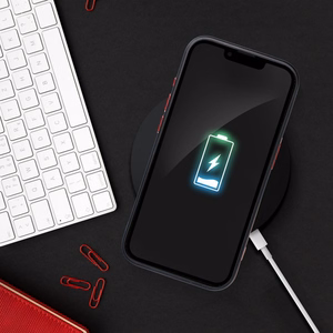 COLOR EDGE MAG COVER Ümbris compatible with MagSafe jaoks IPHONE 14 Pro must punane