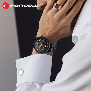 Strap to Samsung Galaxy Watch Forcell F-Design FS06 steel clasp 20 mm black