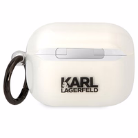 Karl Lagerfeld KLAPHNIKTCT AirPods Pro cover läbipaistev Karl`s Head