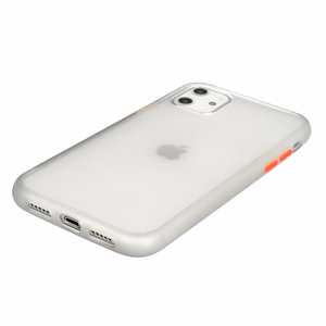 Vennus Color Button Bumper jaoks Samsung Galaxy S21 Plus Läbipaistev
