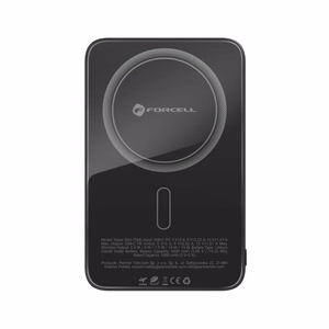 Powerbank compatible with MagSafe Forcell F-Energy SuperSlim F5K8 QC4.0 PD3.0 15W 5000 mAh must