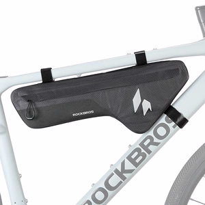 Rockbros AS-152 jalgratta alumise toru kott veekindel 1.9L - must