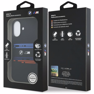 BMW M Silicon Horizontal Line MagSafe Ümbris jaoks iPhone 17 - must