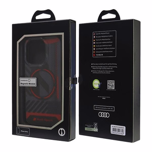 Audi IML Sport MagSafe iPhone 16 Pro 6.3" чёрный/чёрный жёсткий чехол AUS-IMLMIP16P-RSQ/D2-BK