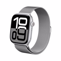 Crong Milano Steel - Stainless Steel rihm Apple Watch 38/40/41/42 mm (hõbedane)