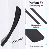 Back Ümbris MATT jaoks GOOGLE PIXEL 8 PRO Must