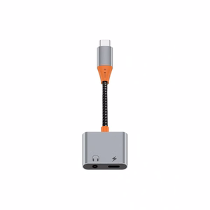 WiWU - Audio adapter LT10 Typ C to Typ C + 3.5mm